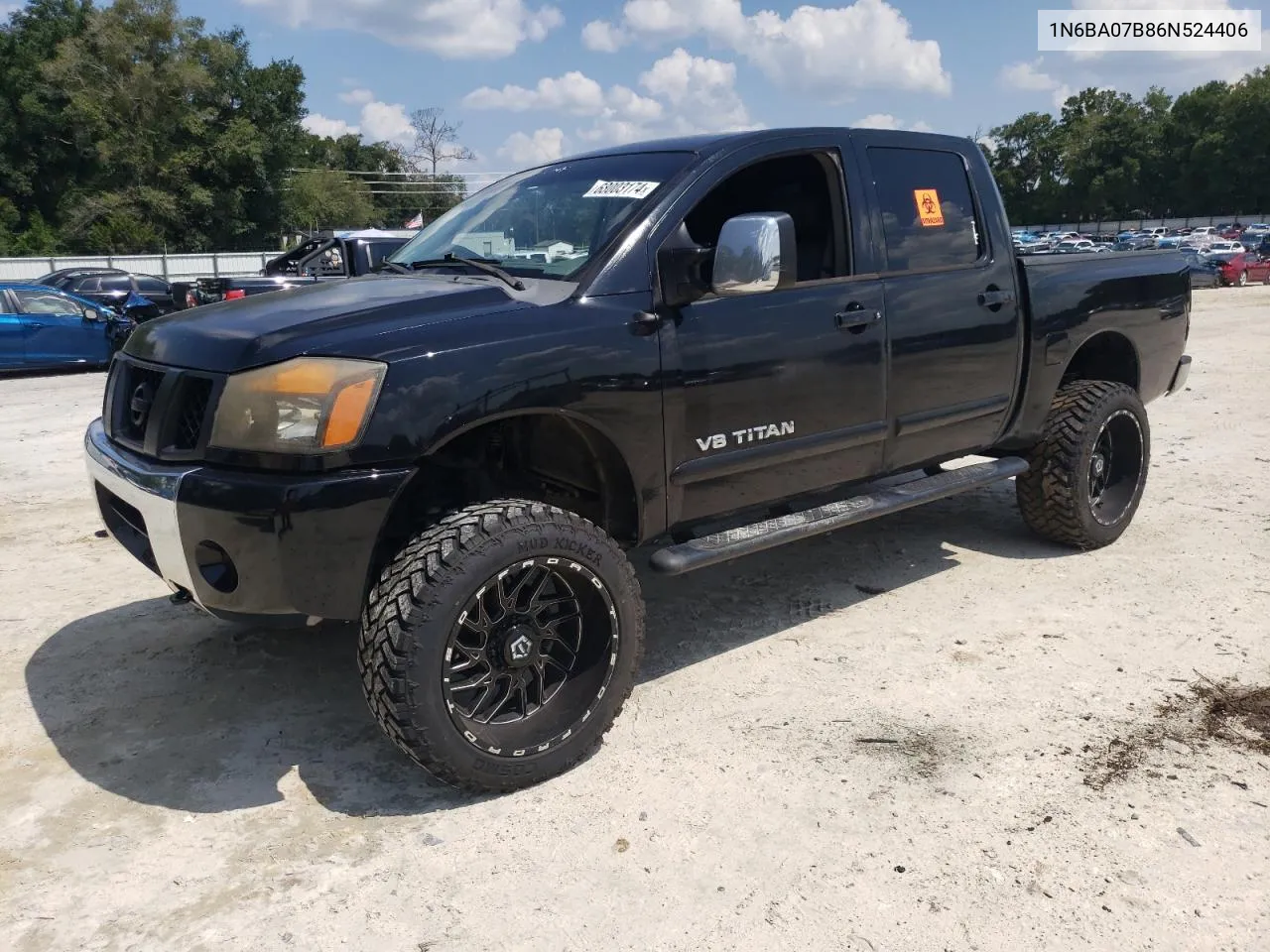 2006 Nissan Titan Xe VIN: 1N6BA07B86N524406 Lot: 68003174