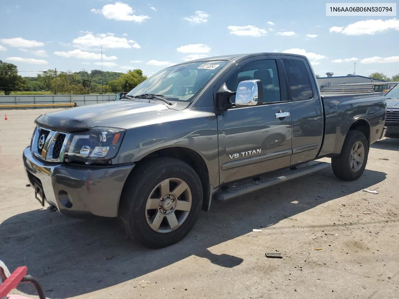 2006 Nissan Titan Xe VIN: 1N6AA06B06N530794 Lot: 68213354