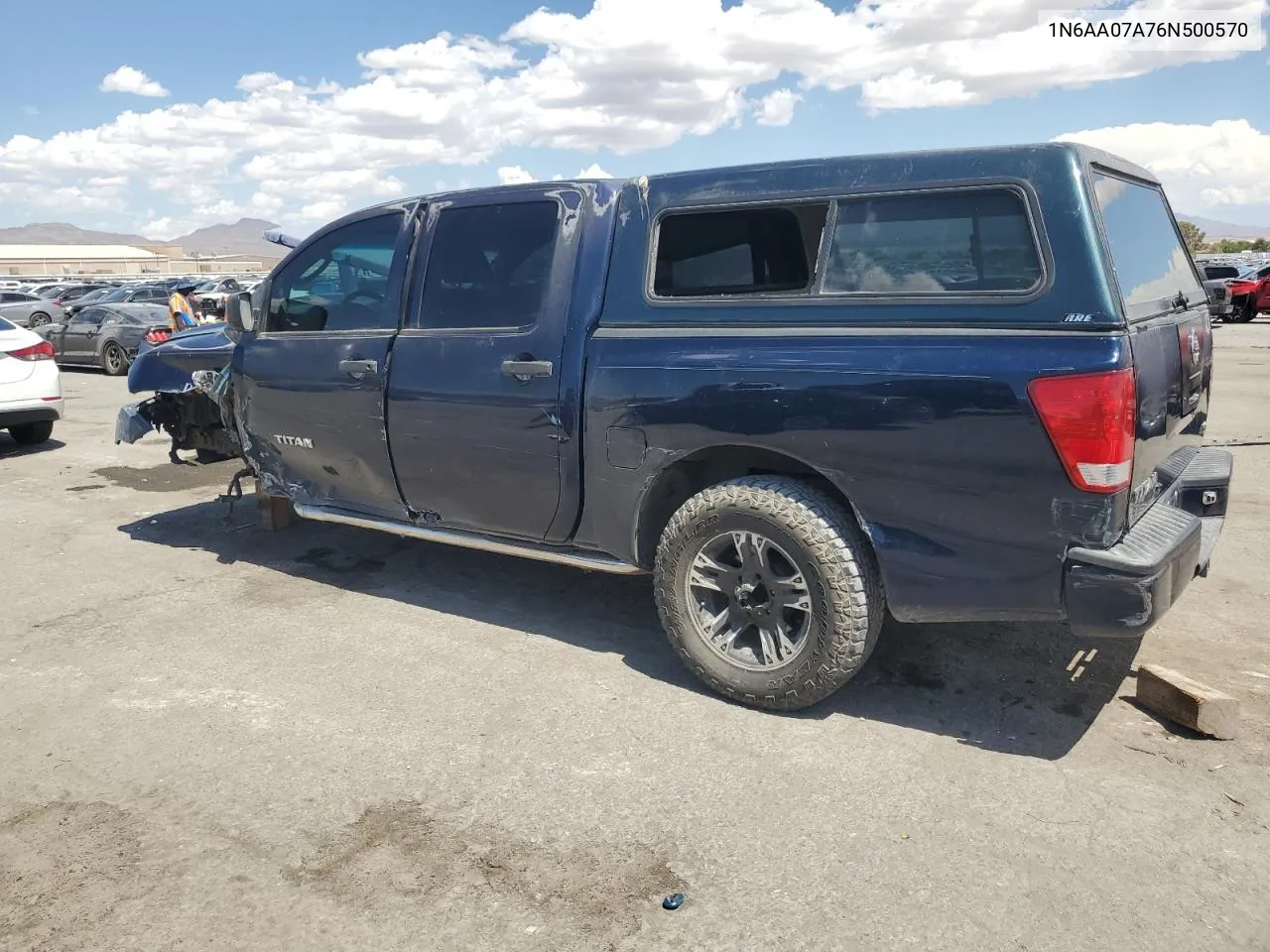 2006 Nissan Titan Xe VIN: 1N6AA07A76N500570 Lot: 68751044