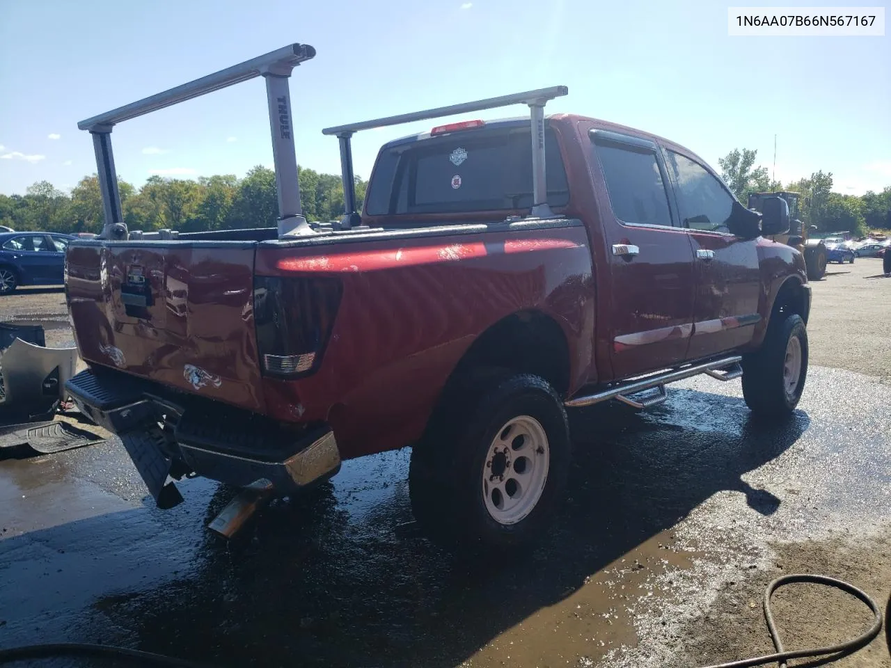 2006 Nissan Titan Xe VIN: 1N6AA07B66N567167 Lot: 69494664