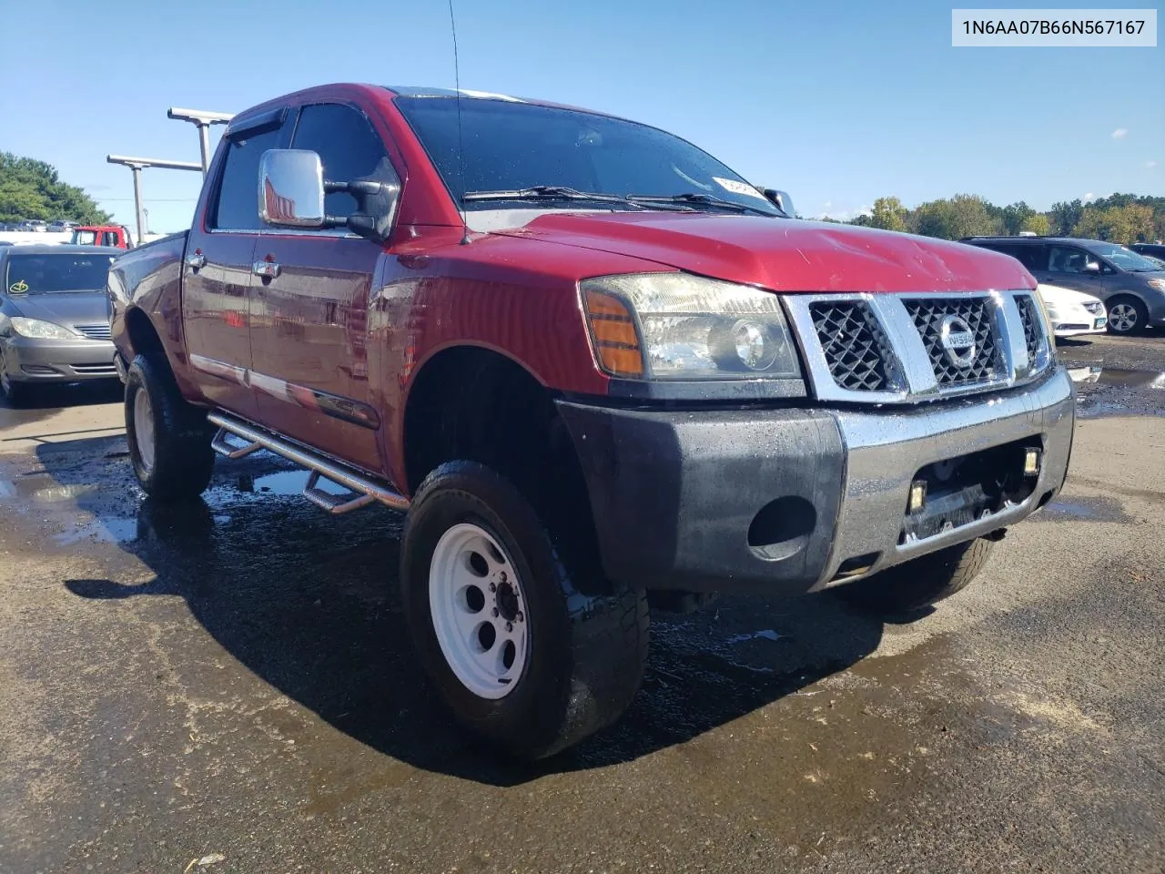 2006 Nissan Titan Xe VIN: 1N6AA07B66N567167 Lot: 69494664