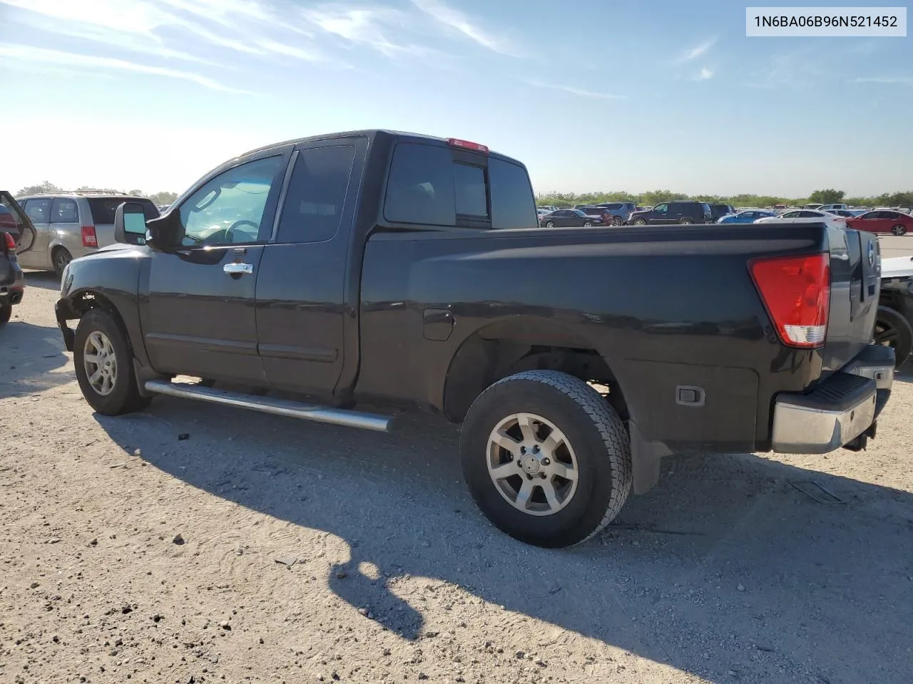 2006 Nissan Titan Xe VIN: 1N6BA06B96N521452 Lot: 70101084