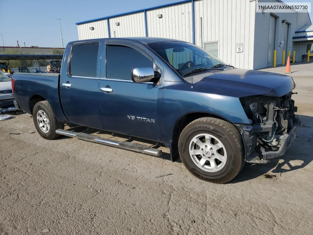 2006 Nissan Titan Xe VIN: 1N6AA07AX6N552730 Lot: 70504494