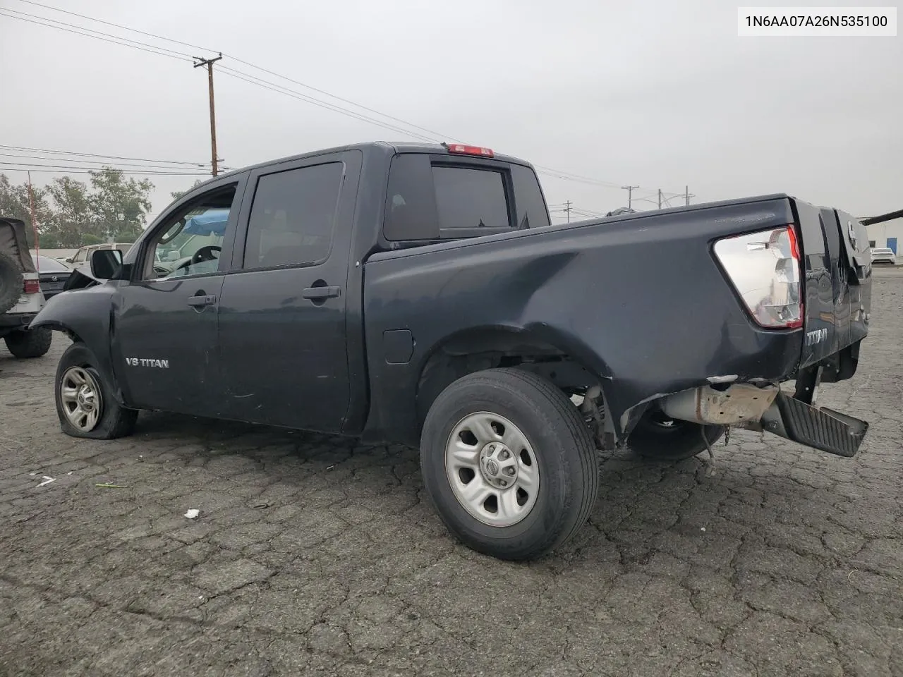 2006 Nissan Titan Xe VIN: 1N6AA07A26N535100 Lot: 71134084