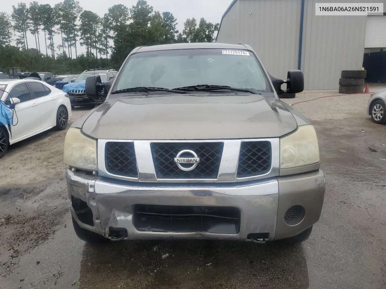 1N6BA06A26N521591 2006 Nissan Titan Xe