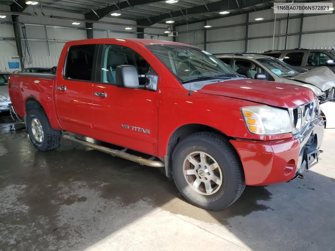 2006 Nissan Titan Xe VIN: 1N6BA07B06N572823 Lot: 71552864