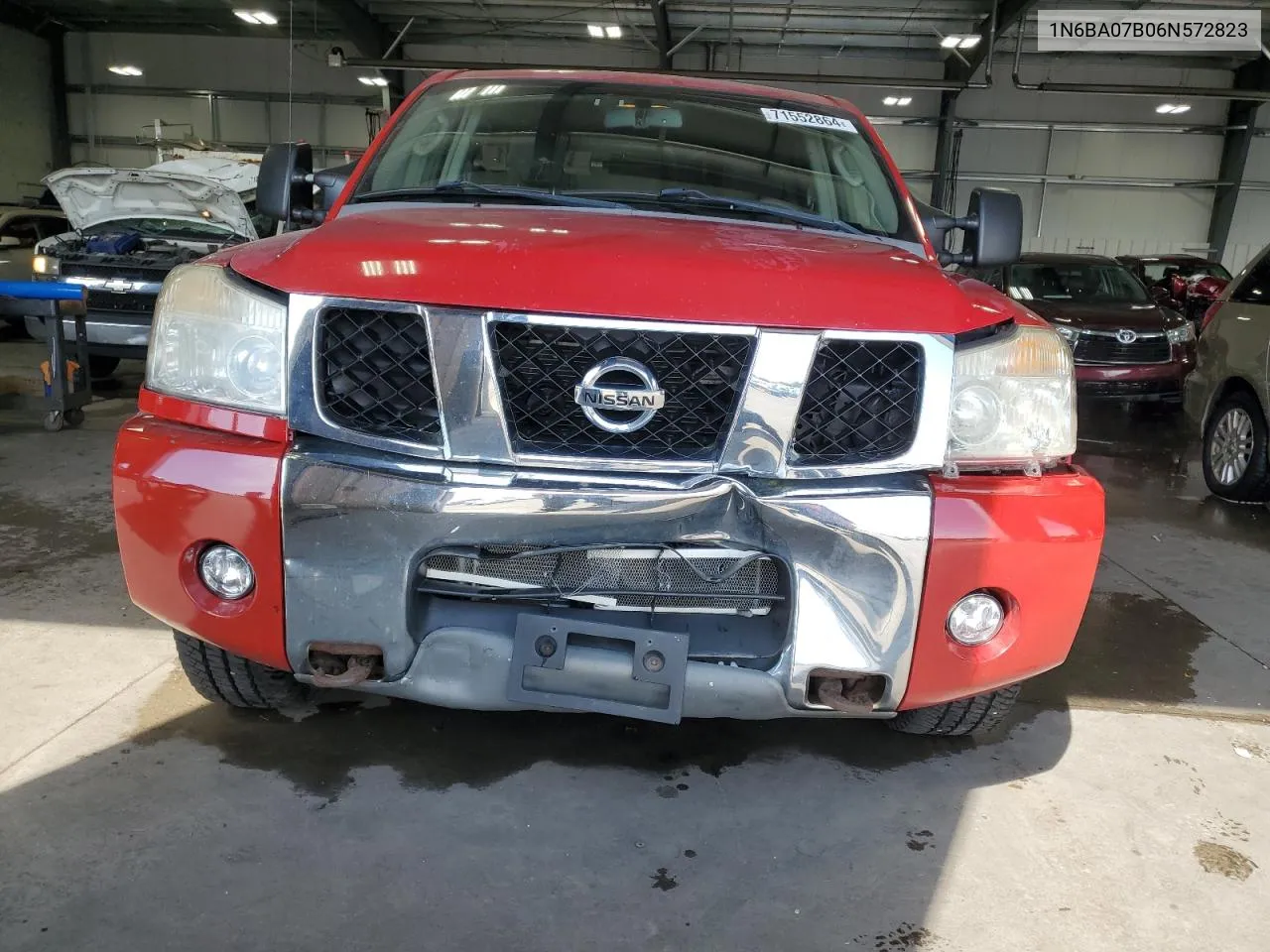 2006 Nissan Titan Xe VIN: 1N6BA07B06N572823 Lot: 71552864