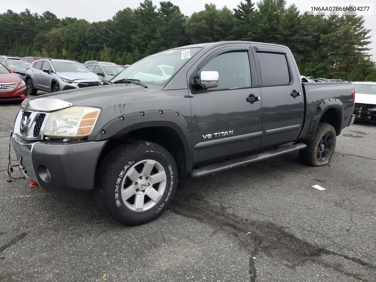 2006 Nissan Titan Xe VIN: 1N6AA07B66N504277 Lot: 72097964