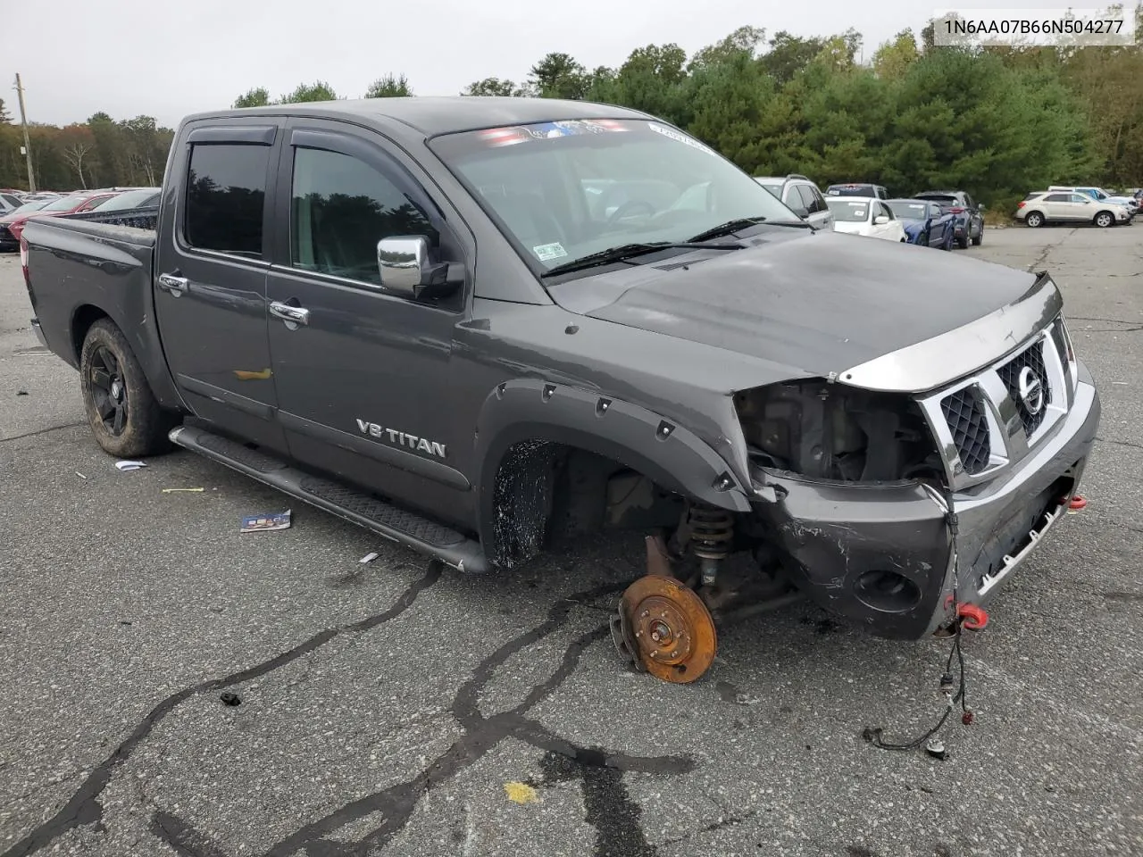 2006 Nissan Titan Xe VIN: 1N6AA07B66N504277 Lot: 72097964