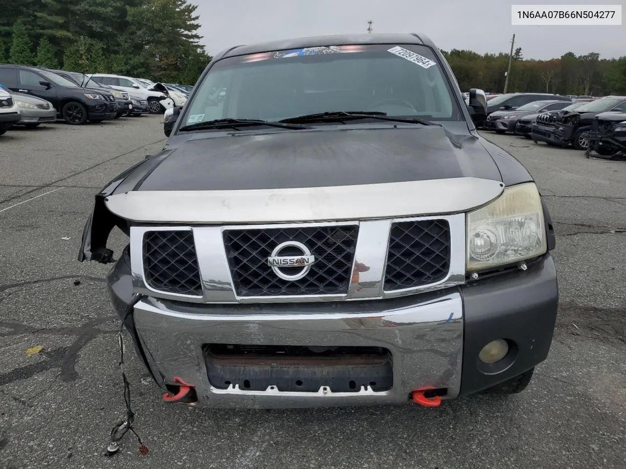 2006 Nissan Titan Xe VIN: 1N6AA07B66N504277 Lot: 72097964