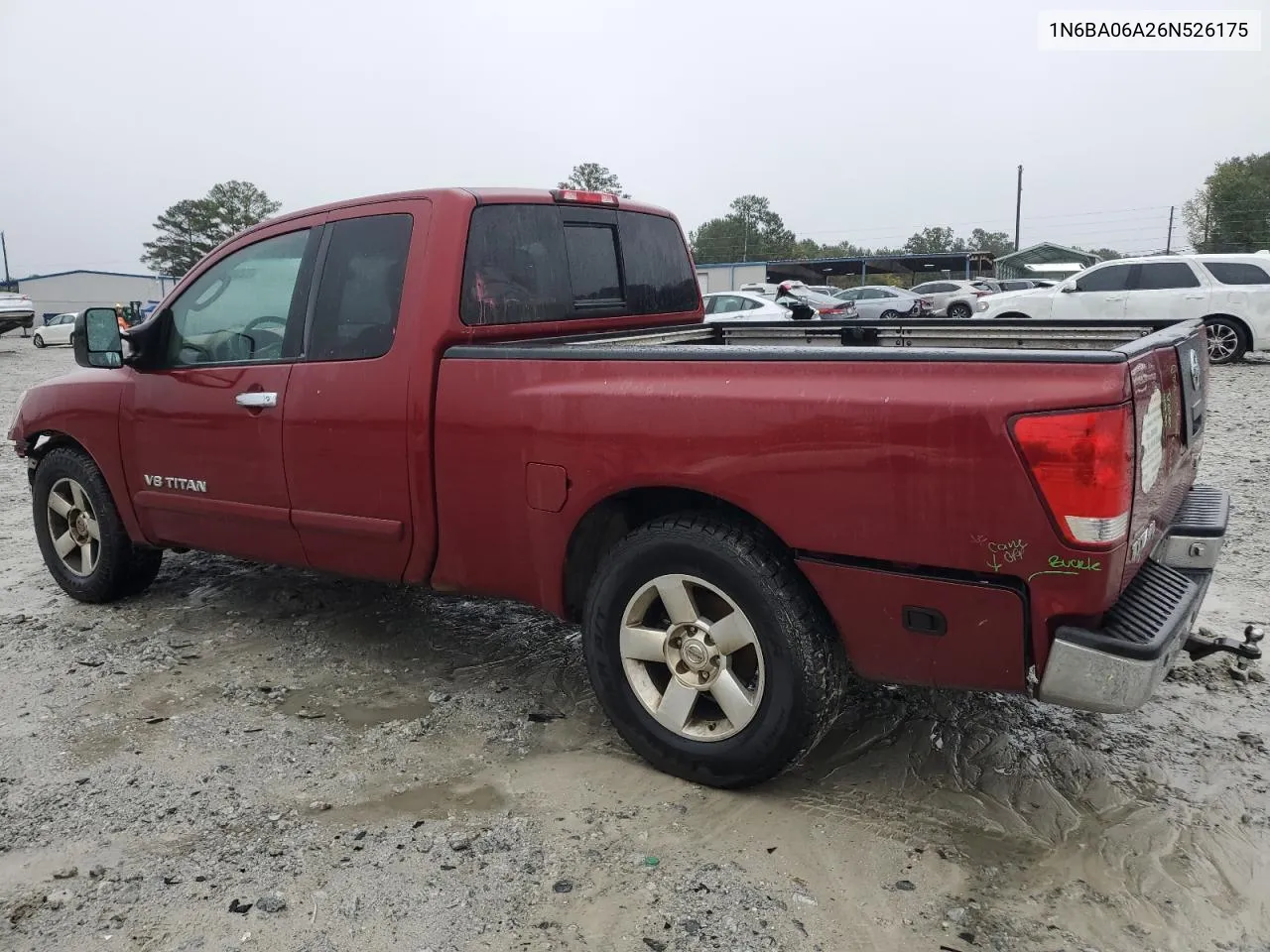 2006 Nissan Titan Xe VIN: 1N6BA06A26N526175 Lot: 72308484