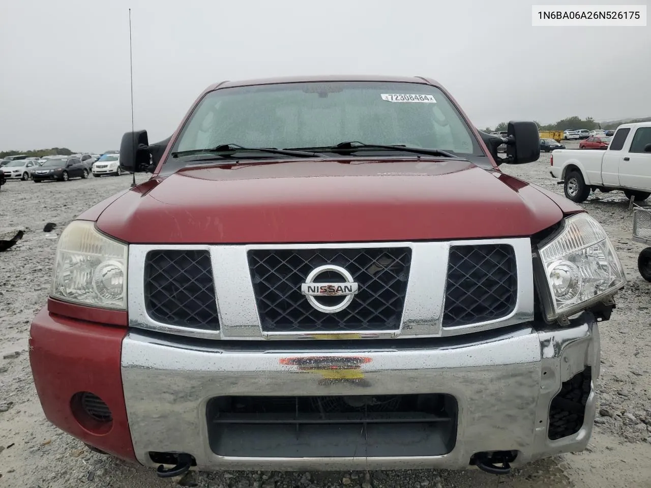 2006 Nissan Titan Xe VIN: 1N6BA06A26N526175 Lot: 72308484