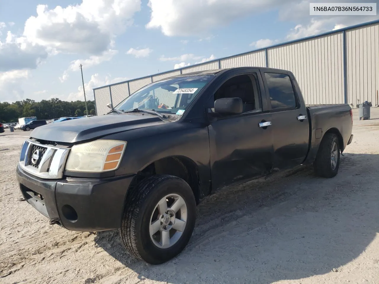 2006 Nissan Titan Xe VIN: 1N6BA07B36N564733 Lot: 72548354