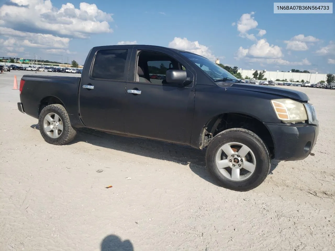 2006 Nissan Titan Xe VIN: 1N6BA07B36N564733 Lot: 72548354