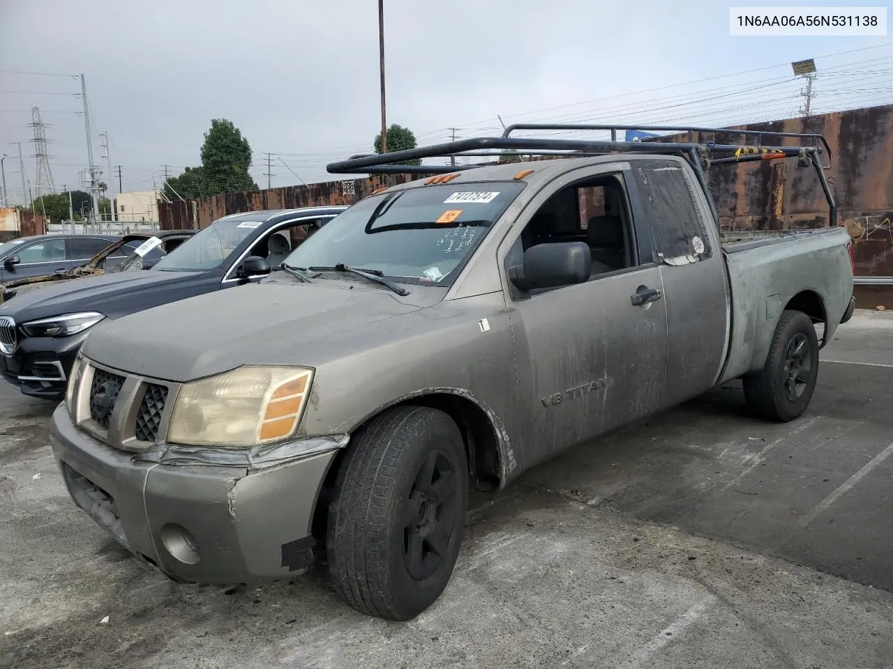 2006 Nissan Titan Xe VIN: 1N6AA06A56N531138 Lot: 74127574