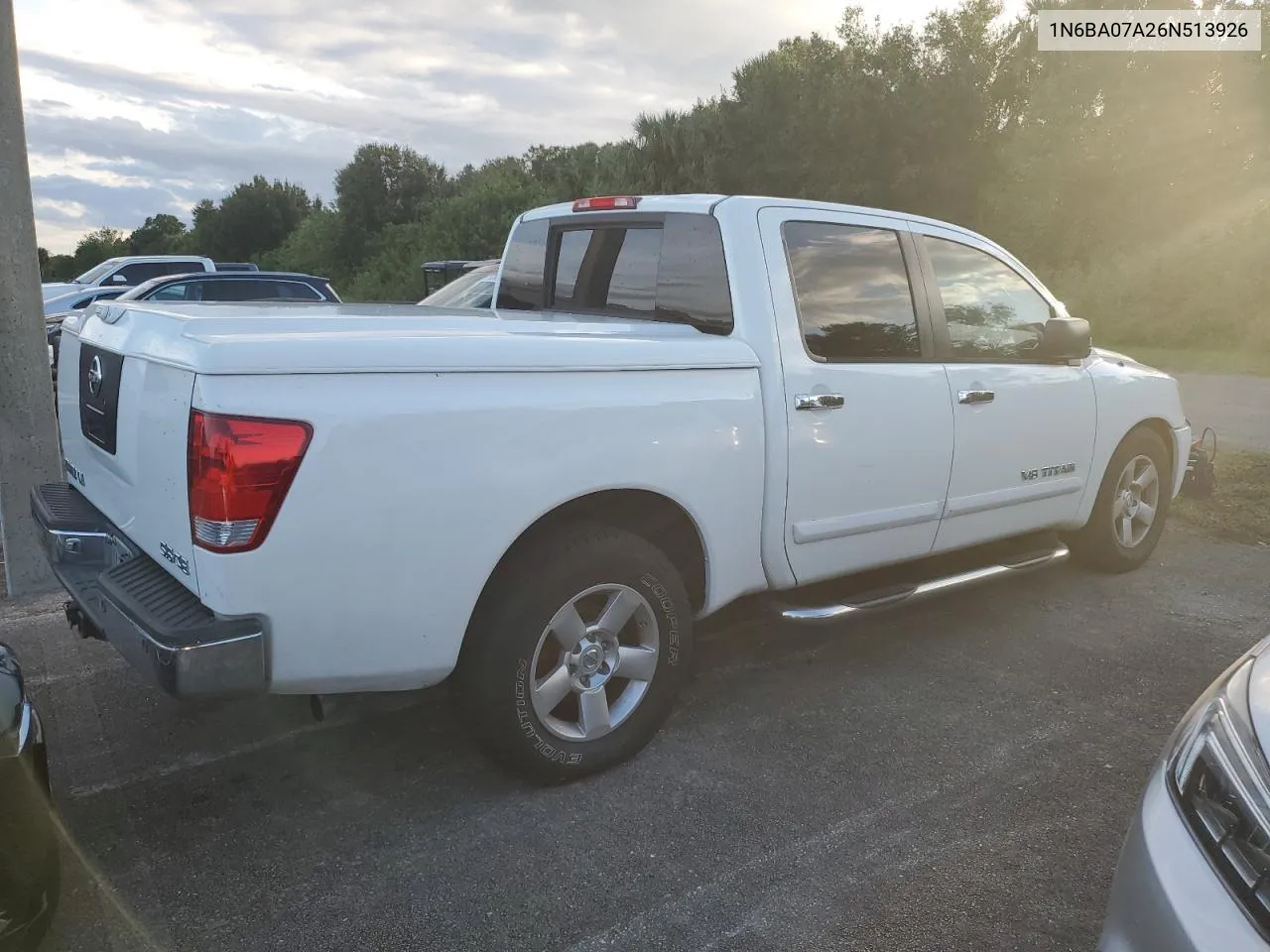 2006 Nissan Titan Xe VIN: 1N6BA07A26N513926 Lot: 75299884