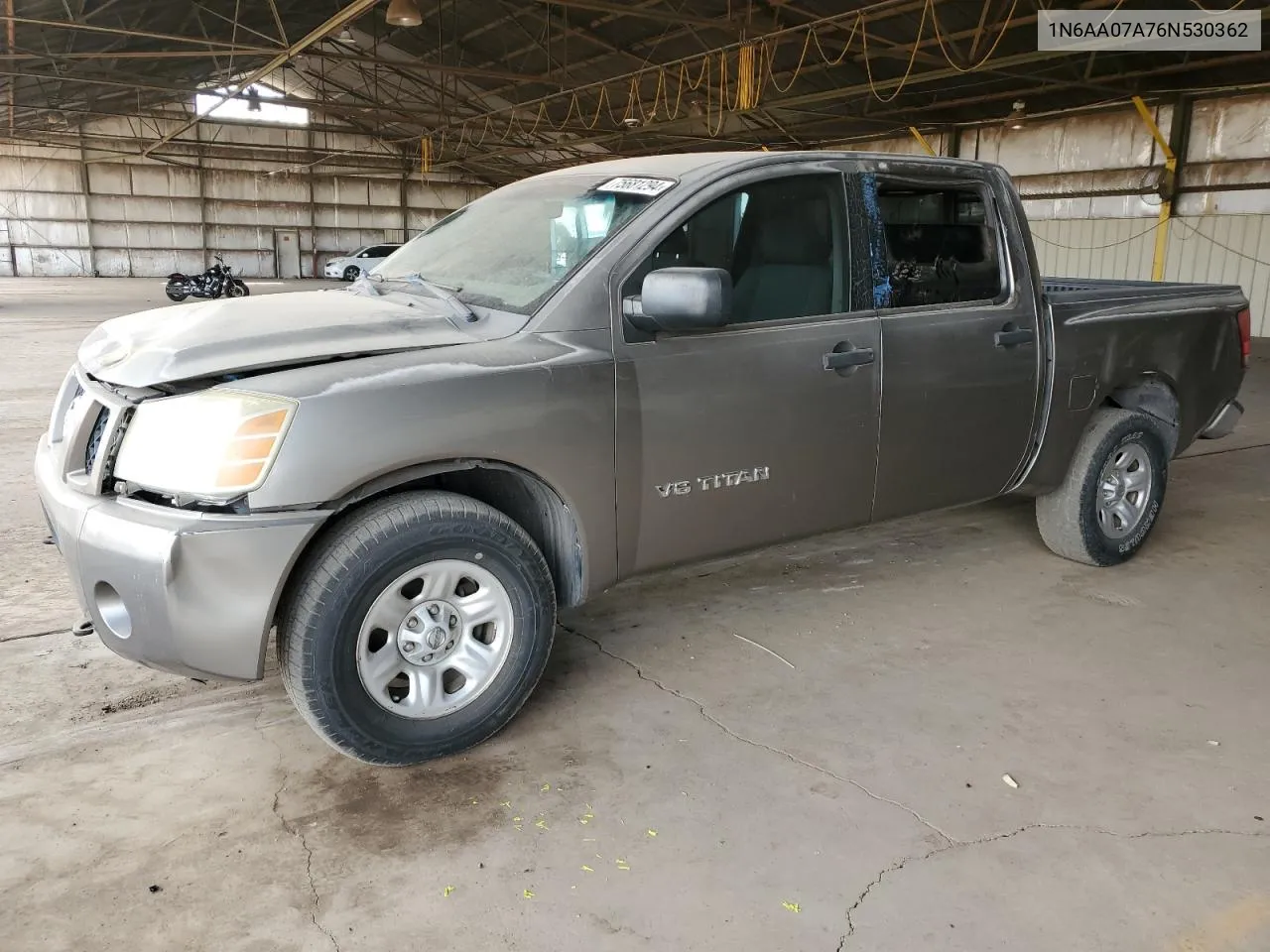 2006 Nissan Titan Xe VIN: 1N6AA07A76N530362 Lot: 75681294