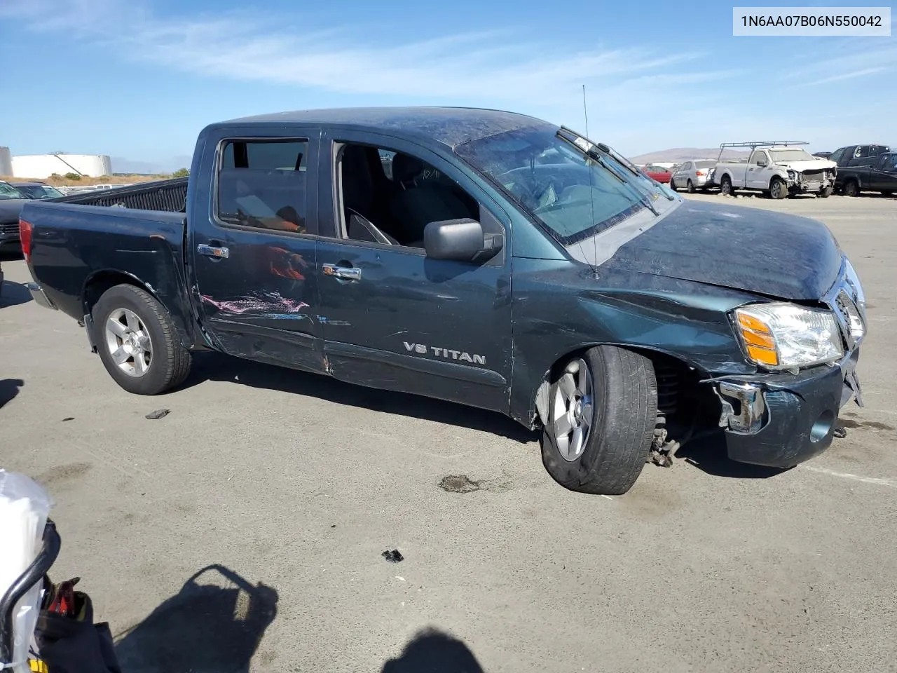 2006 Nissan Titan Xe VIN: 1N6AA07B06N550042 Lot: 75912004