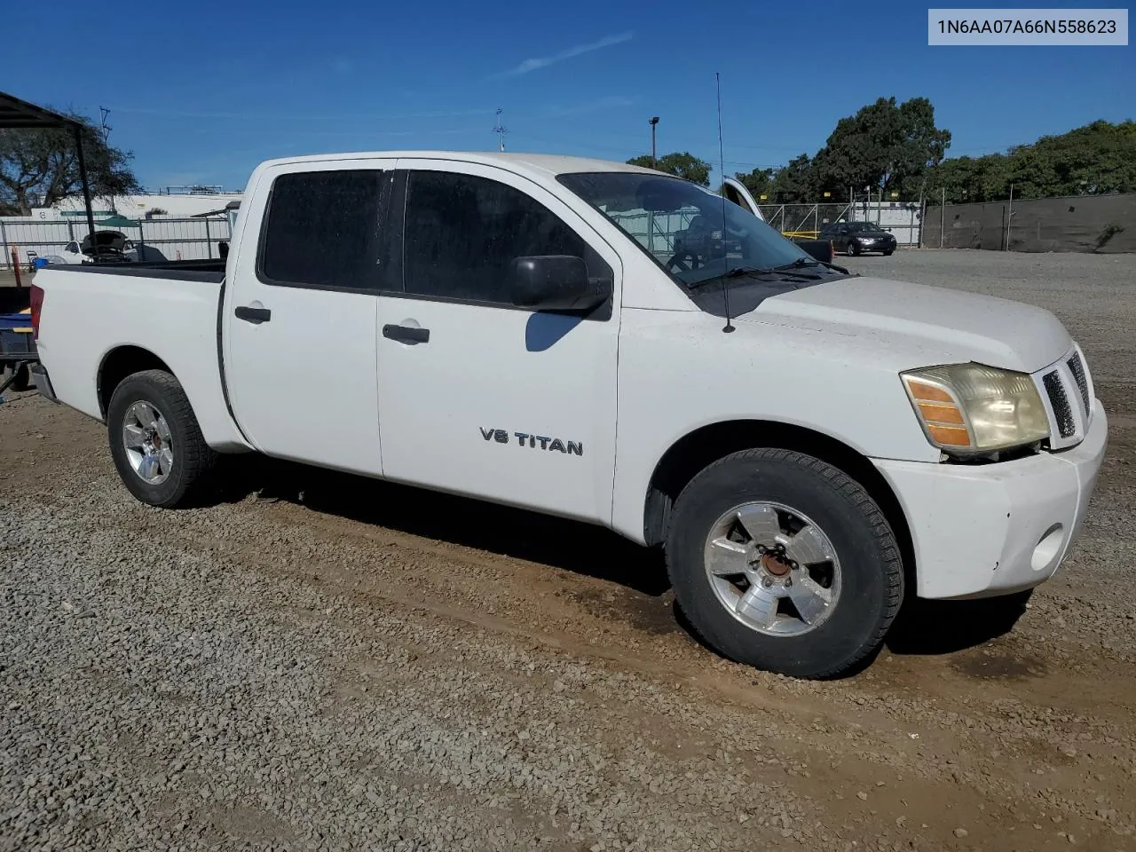 2006 Nissan Titan Xe VIN: 1N6AA07A66N558623 Lot: 76639384