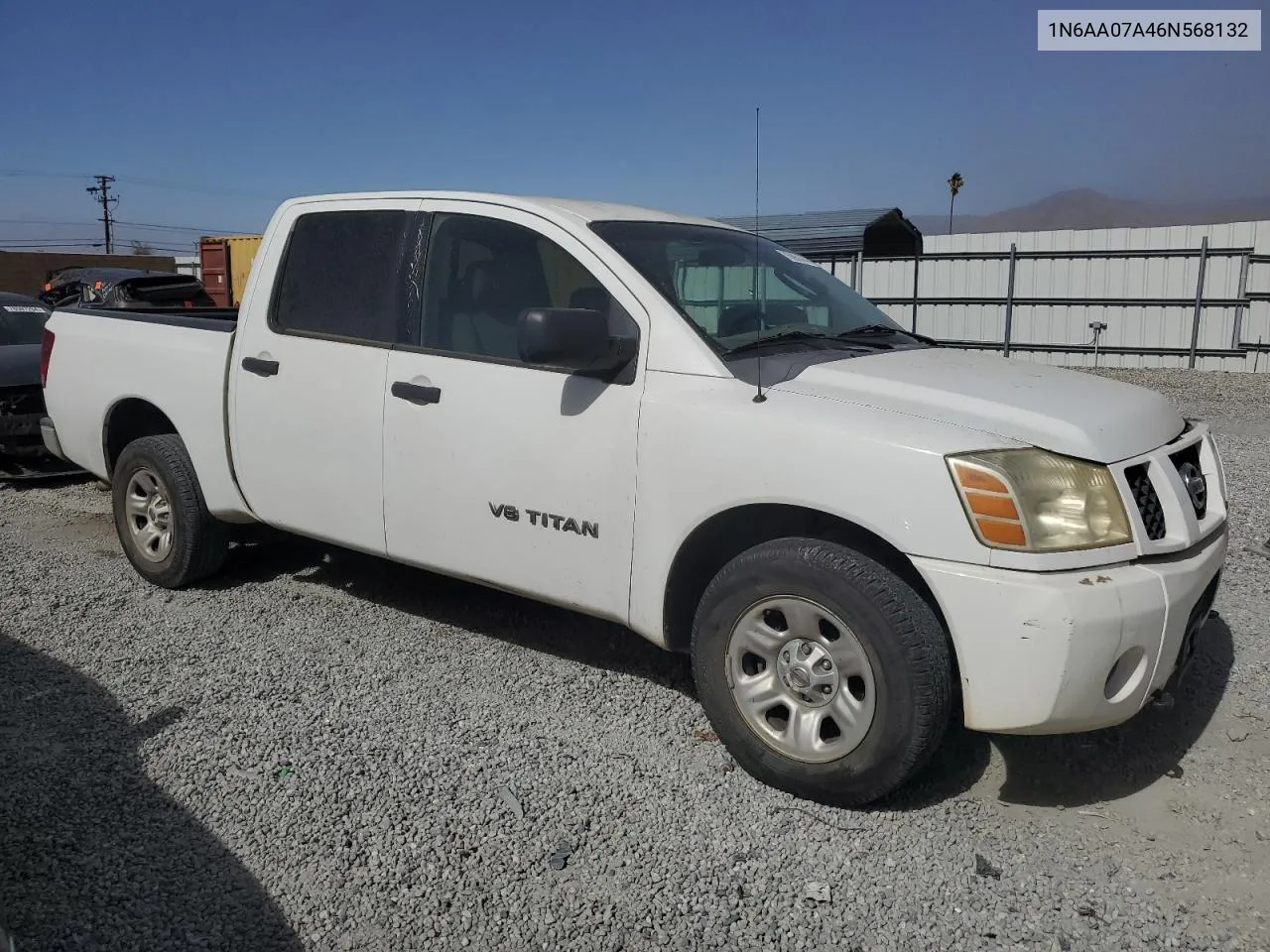 2006 Nissan Titan Xe VIN: 1N6AA07A46N568132 Lot: 76890144