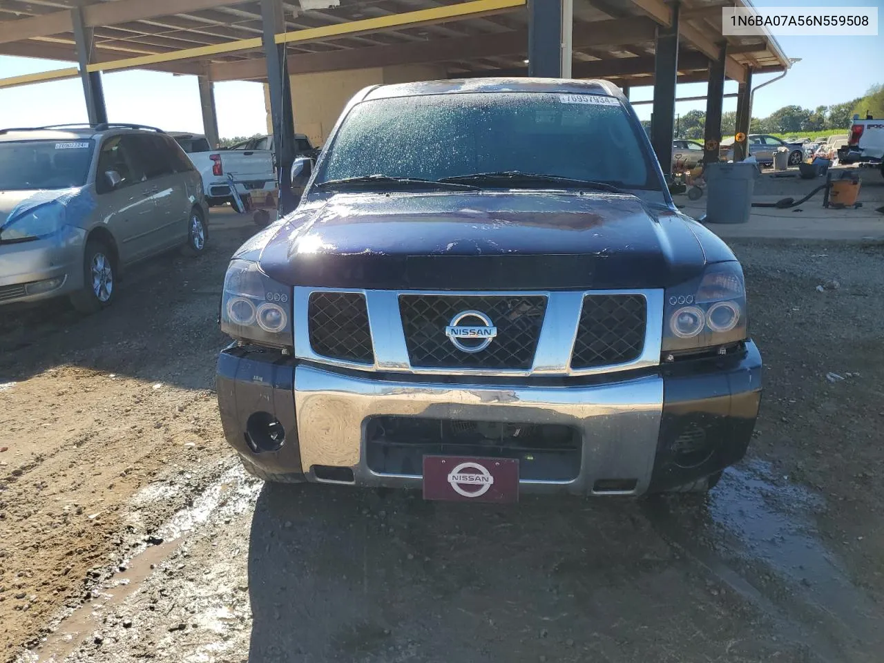 2006 Nissan Titan Xe VIN: 1N6BA07A56N559508 Lot: 76957934