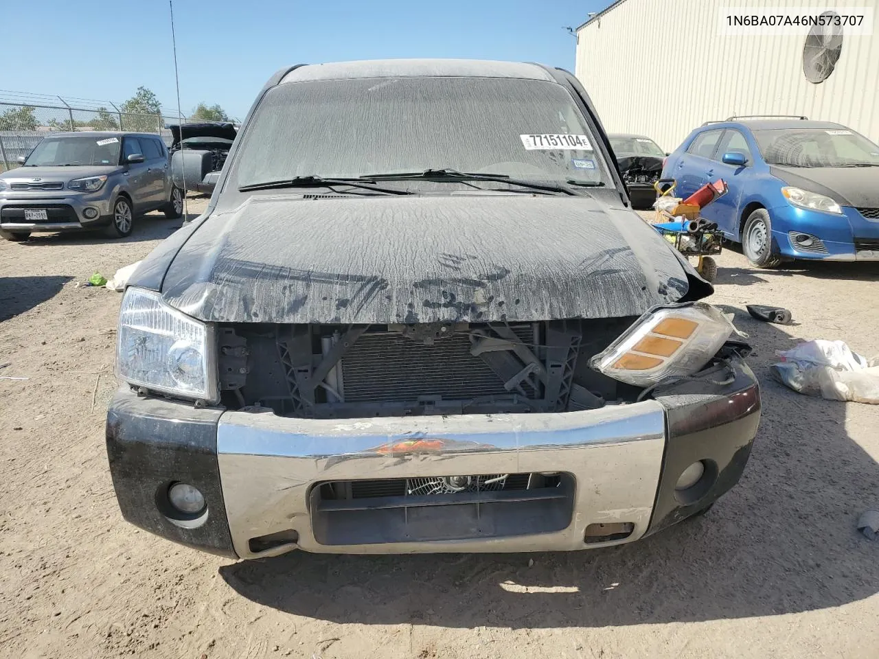 2006 Nissan Titan Xe VIN: 1N6BA07A46N573707 Lot: 77151104