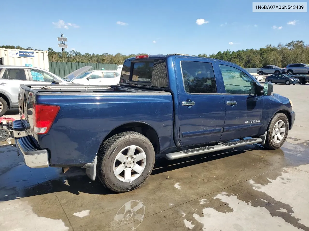 2006 Nissan Titan Xe VIN: 1N6BA07A06N543409 Lot: 77187254