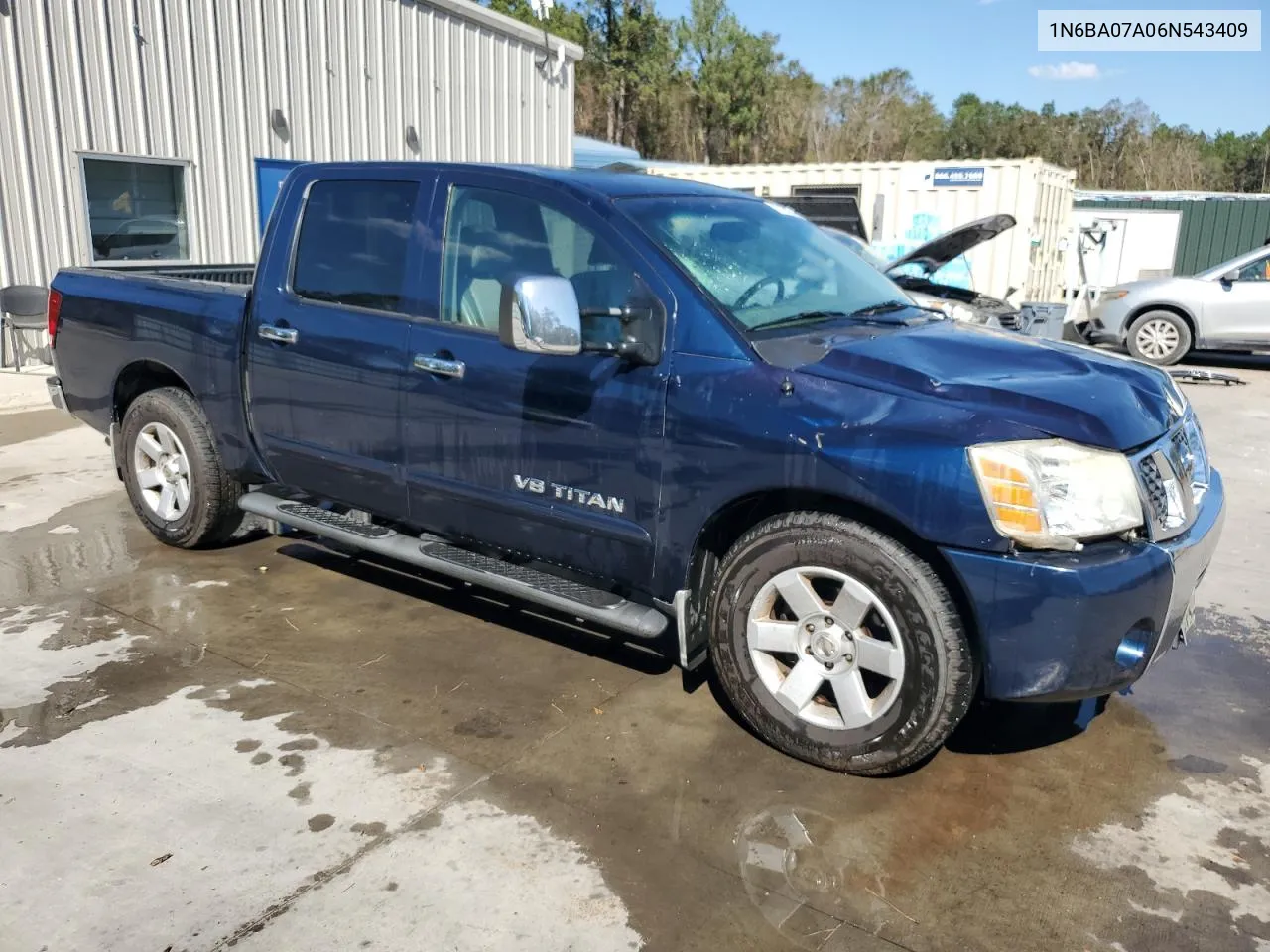 2006 Nissan Titan Xe VIN: 1N6BA07A06N543409 Lot: 77187254