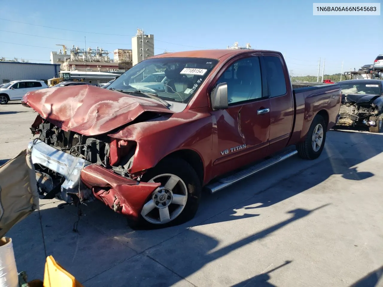 2006 Nissan Titan Xe VIN: 1N6BA06A66N545683 Lot: 77189154