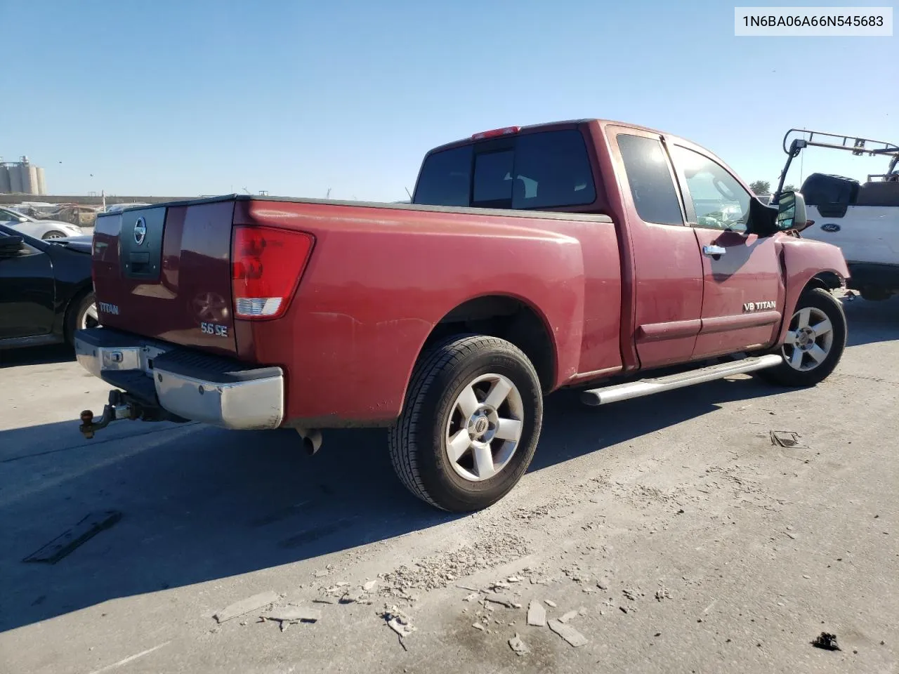 2006 Nissan Titan Xe VIN: 1N6BA06A66N545683 Lot: 77189154