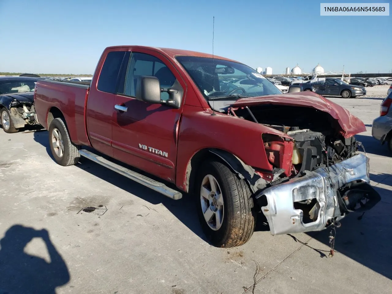 2006 Nissan Titan Xe VIN: 1N6BA06A66N545683 Lot: 77189154