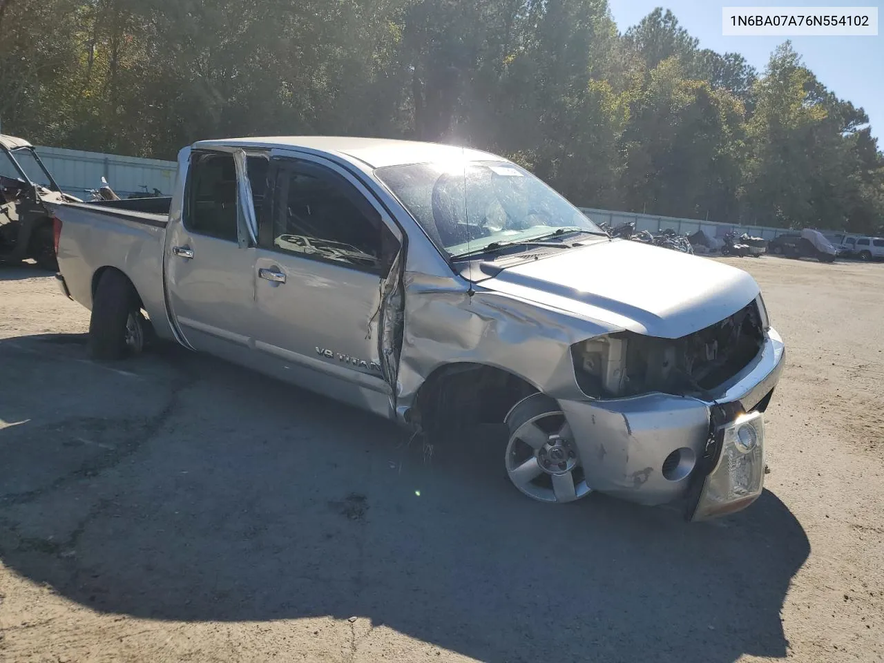 2006 Nissan Titan Xe VIN: 1N6BA07A76N554102 Lot: 77766894