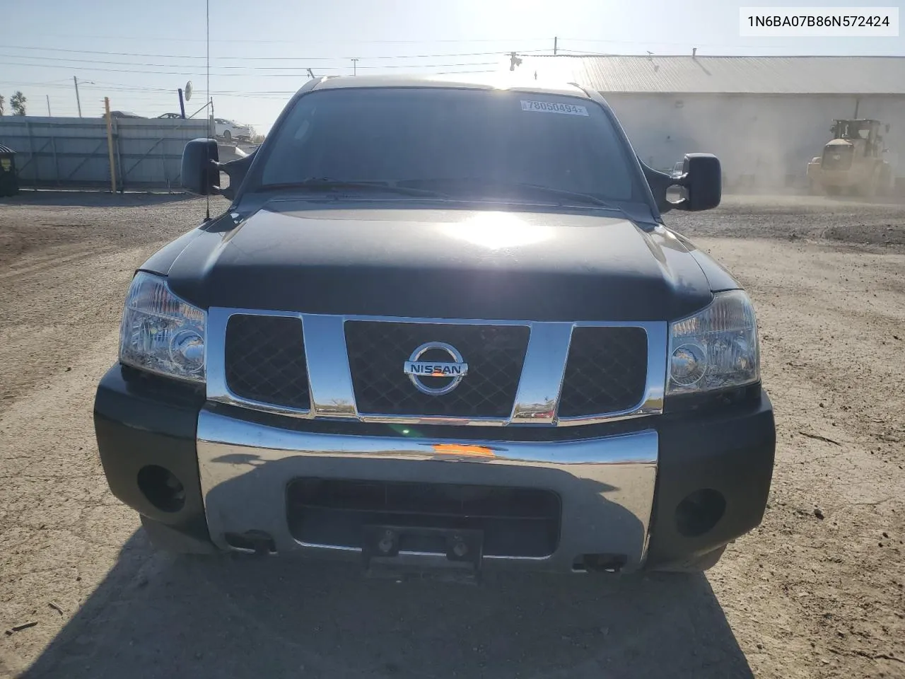 2006 Nissan Titan Xe VIN: 1N6BA07B86N572424 Lot: 78050494