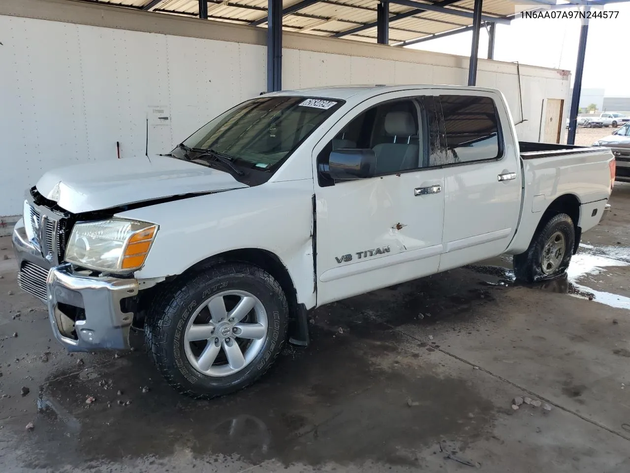 2007 Nissan Titan Xe VIN: 1N6AA07A97N244577 Lot: 62634694