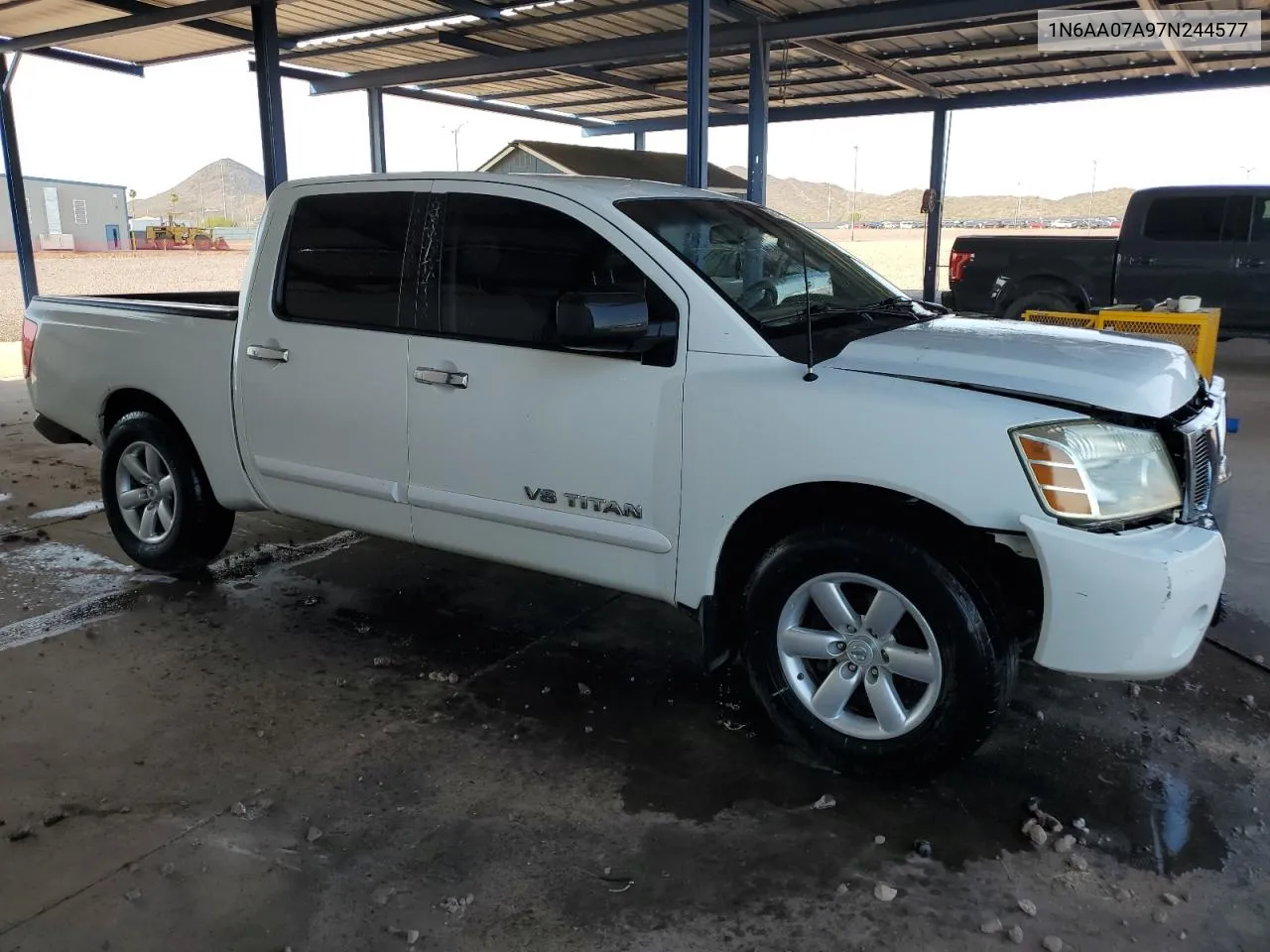 2007 Nissan Titan Xe VIN: 1N6AA07A97N244577 Lot: 62634694