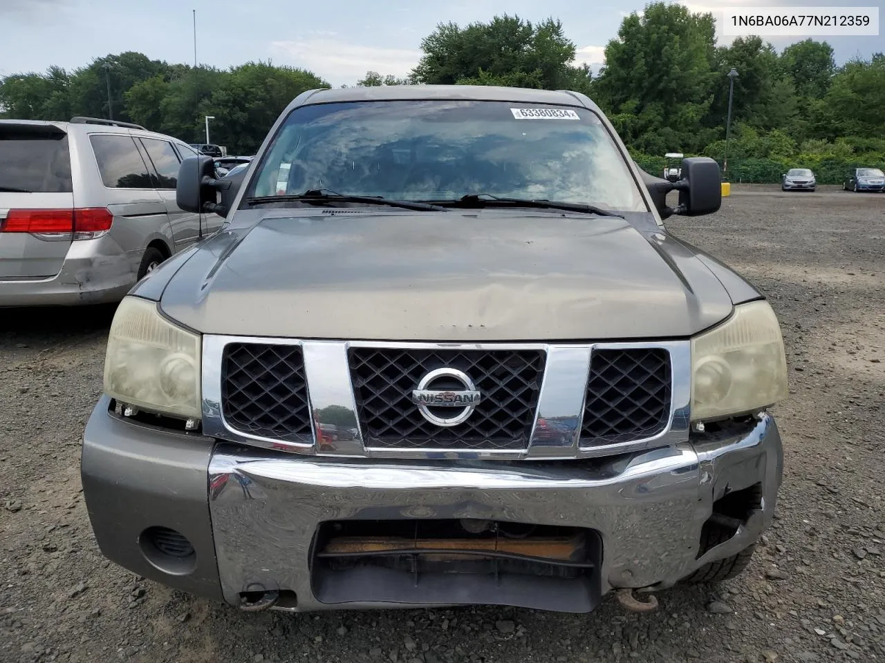 1N6BA06A77N212359 2007 Nissan Titan Xe