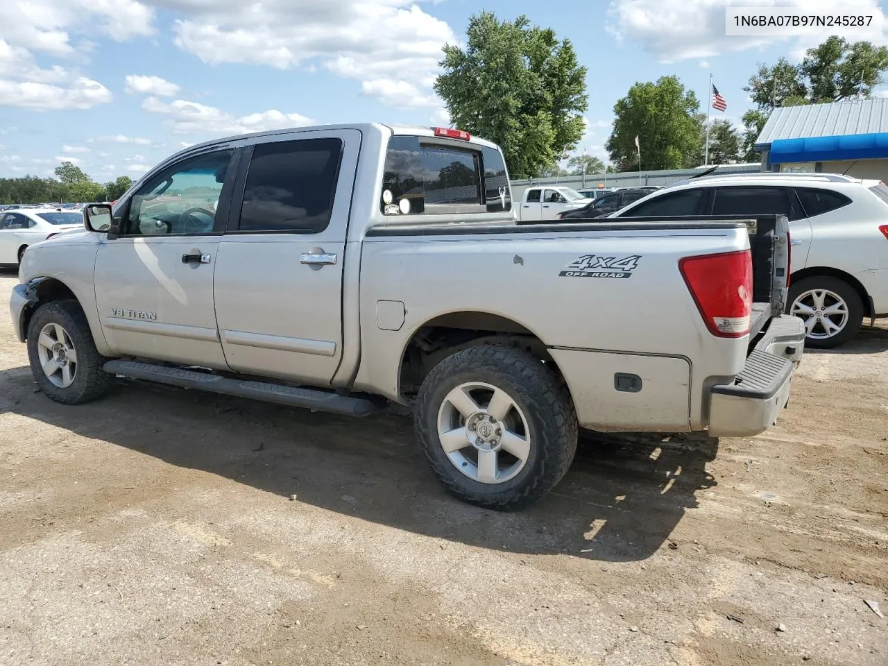 2007 Nissan Titan Xe VIN: 1N6BA07B97N245287 Lot: 65670794