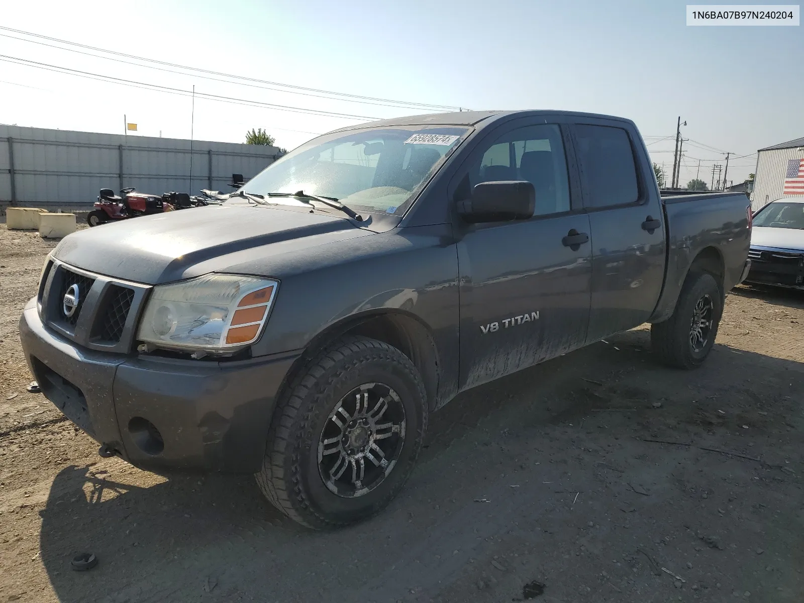 2007 Nissan Titan Xe VIN: 1N6BA07B97N240204 Lot: 65928574