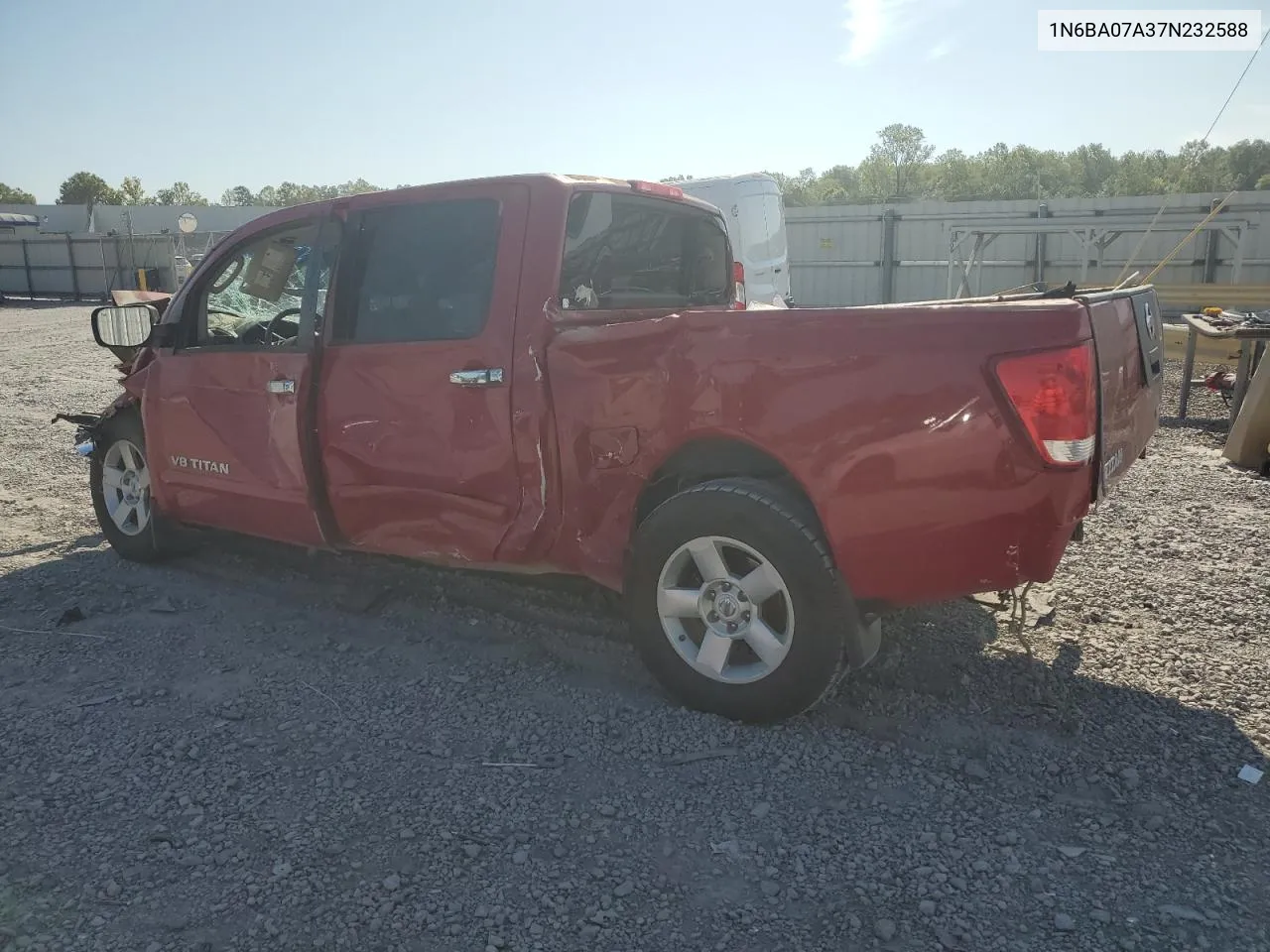 2007 Nissan Titan Xe VIN: 1N6BA07A37N232588 Lot: 68882134