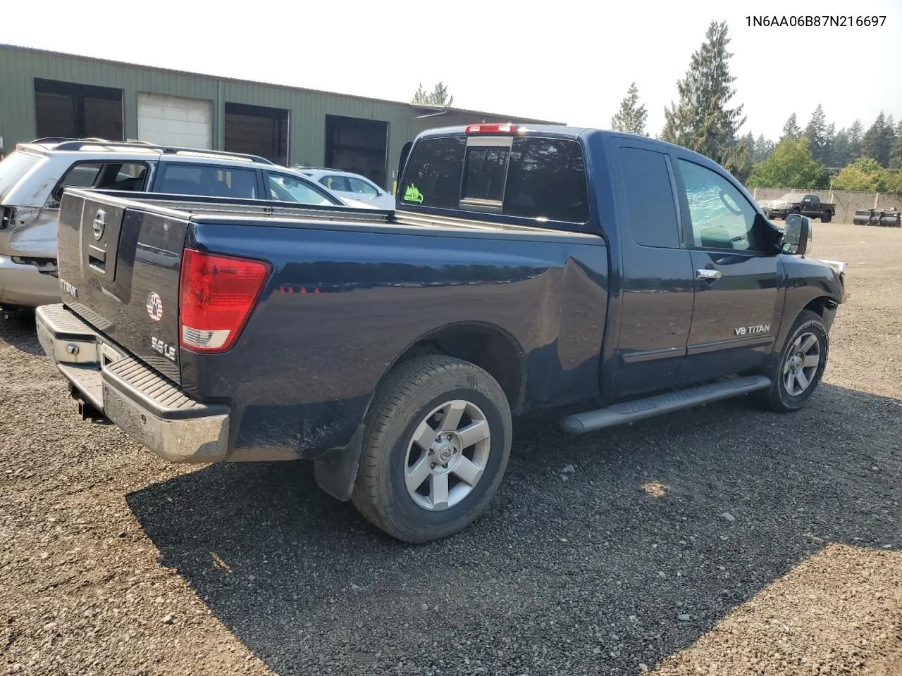 1N6AA06B87N216697 2007 Nissan Titan Xe