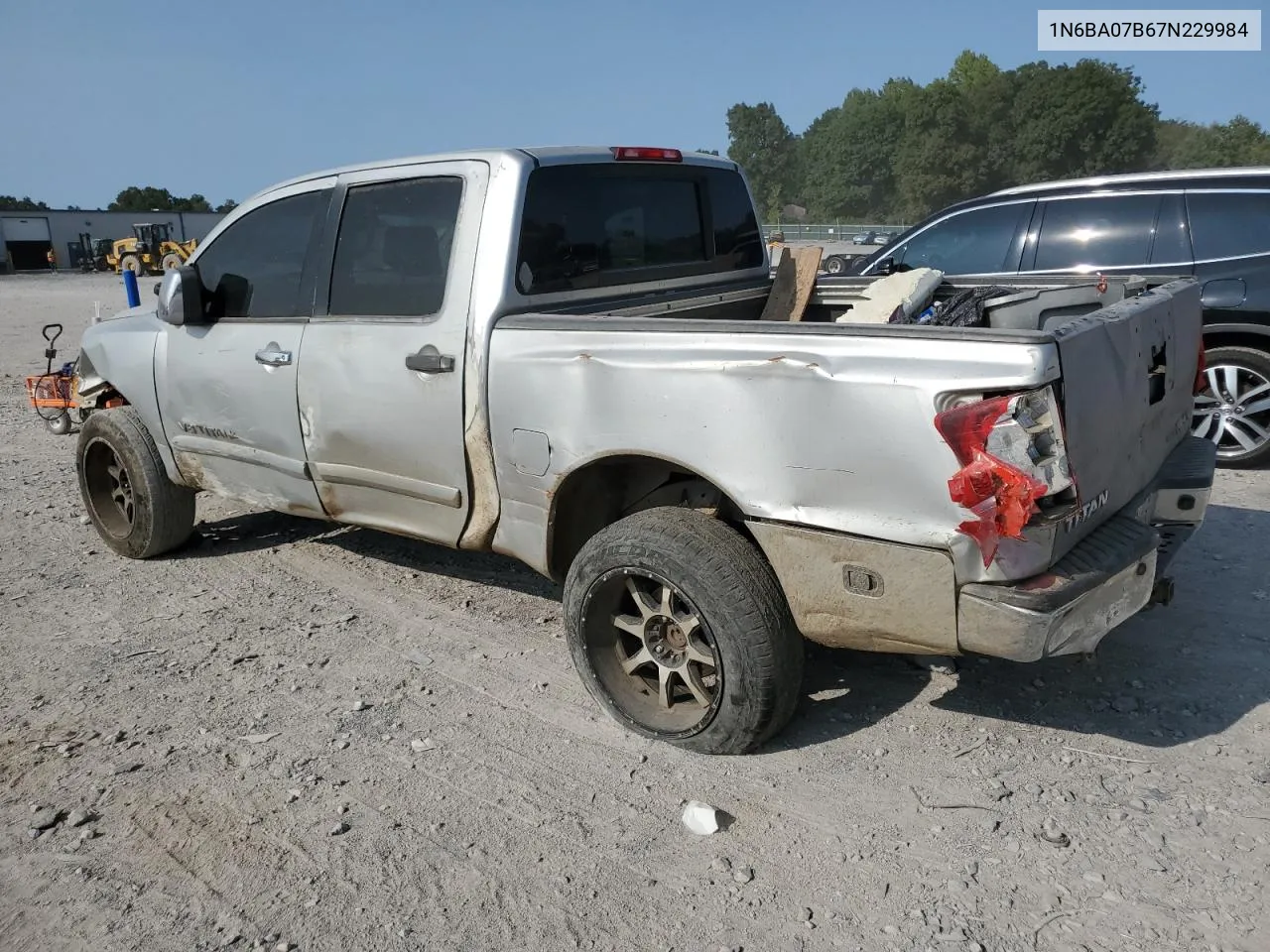 2007 Nissan Titan Xe VIN: 1N6BA07B67N229984 Lot: 70747194