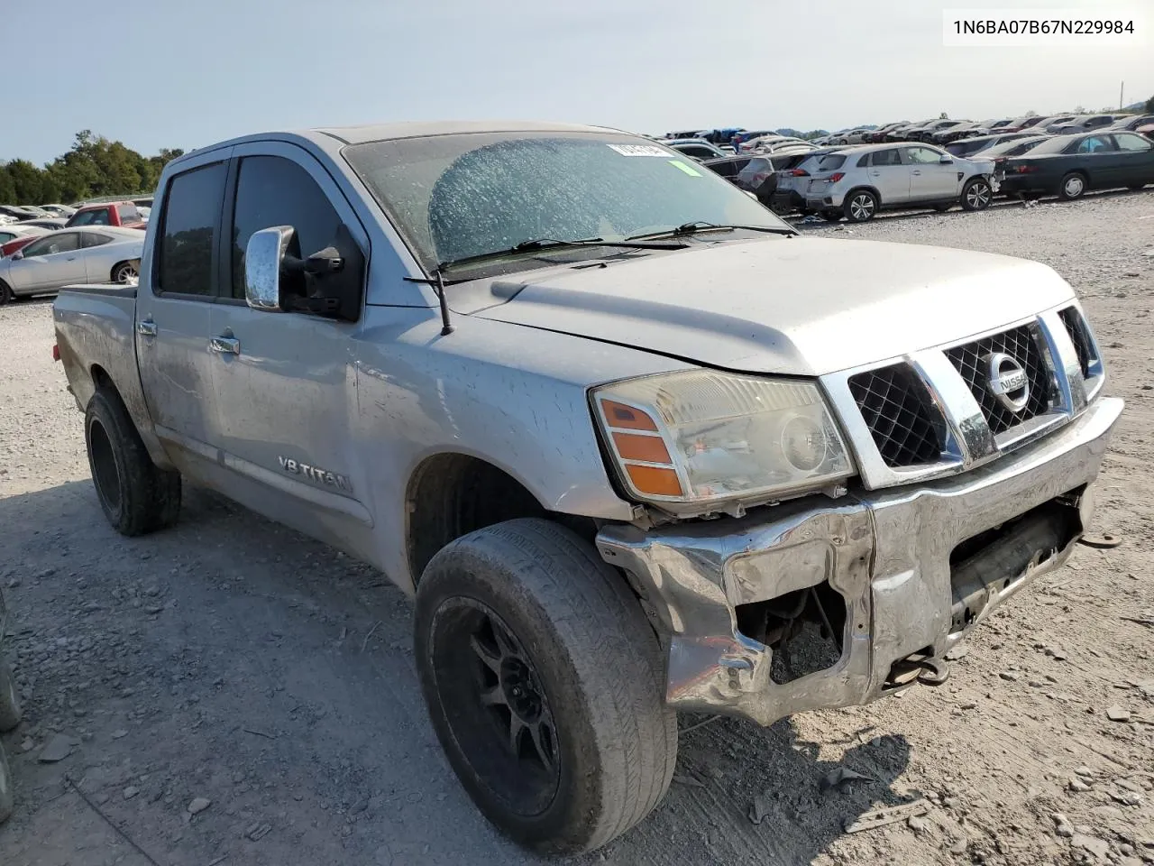 2007 Nissan Titan Xe VIN: 1N6BA07B67N229984 Lot: 70747194