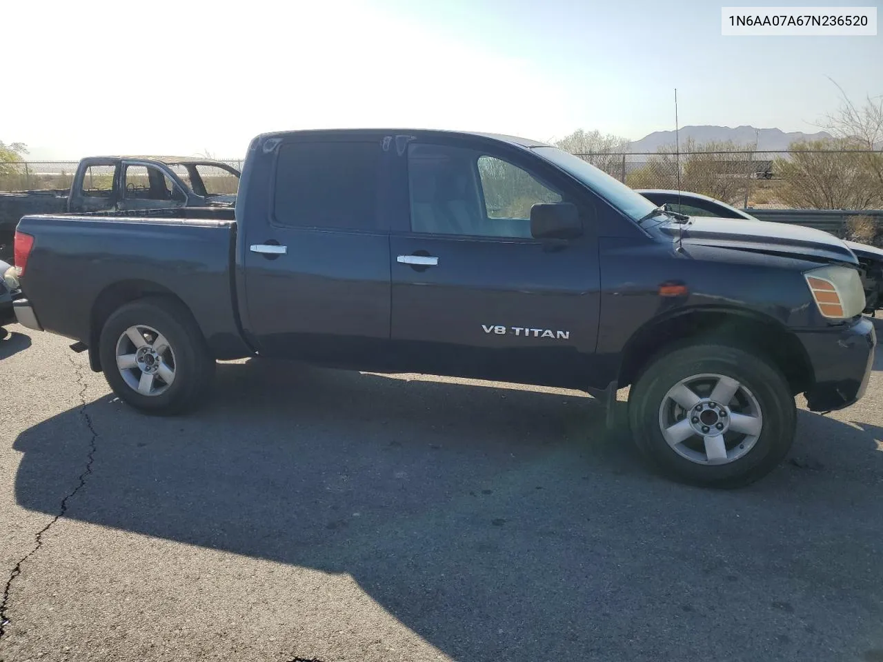 2007 Nissan Titan Xe VIN: 1N6AA07A67N236520 Lot: 70885534