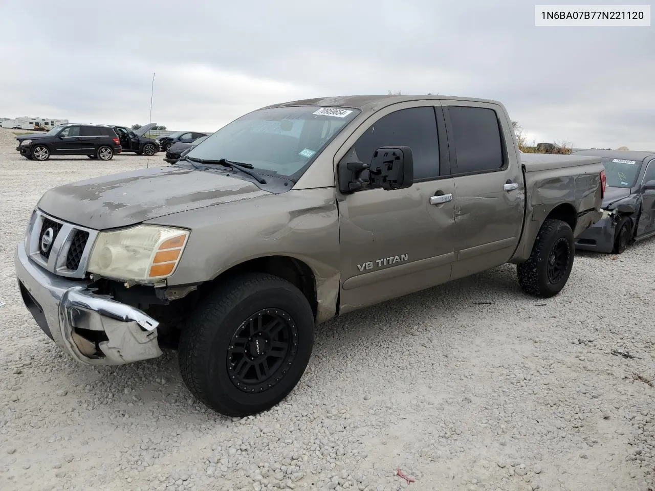 2007 Nissan Titan Xe VIN: 1N6BA07B77N221120 Lot: 70959654