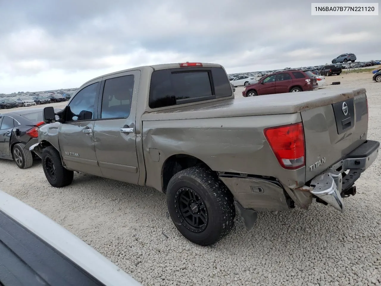 2007 Nissan Titan Xe VIN: 1N6BA07B77N221120 Lot: 70959654