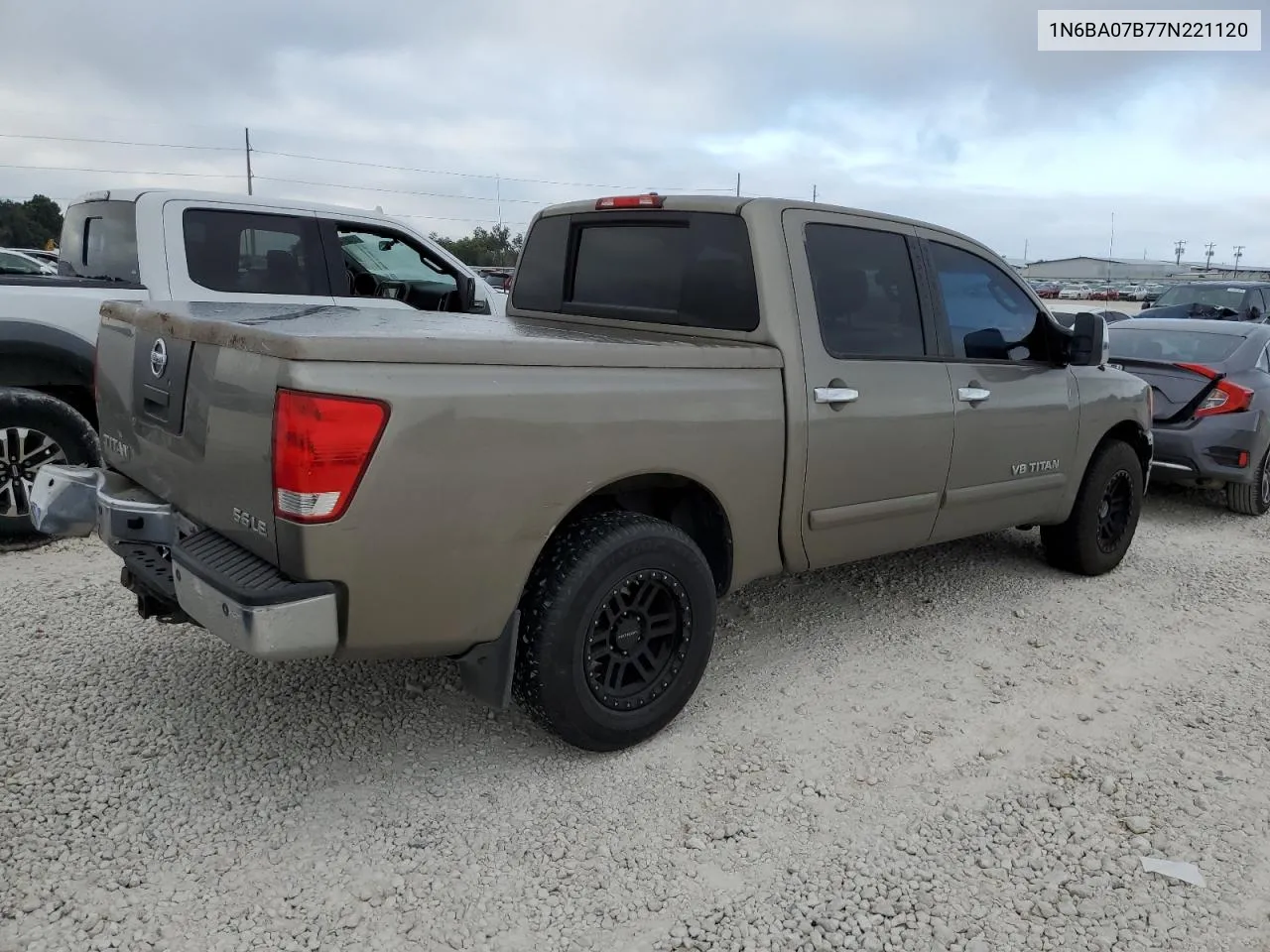 2007 Nissan Titan Xe VIN: 1N6BA07B77N221120 Lot: 70959654