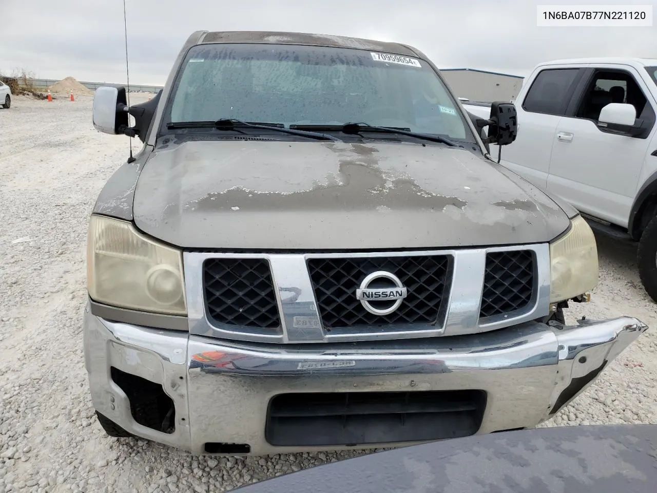 2007 Nissan Titan Xe VIN: 1N6BA07B77N221120 Lot: 70959654