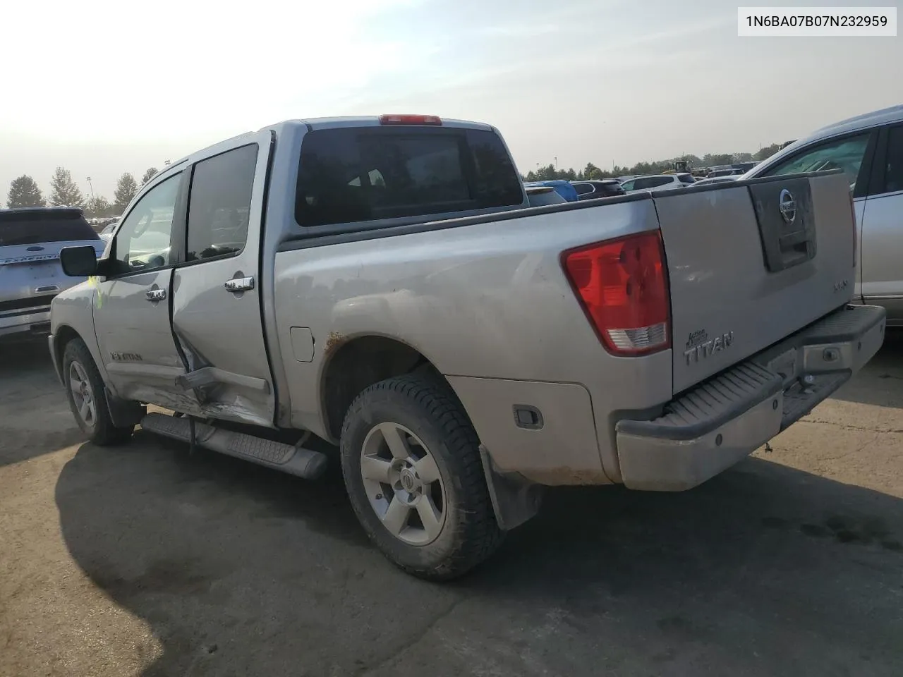 2007 Nissan Titan Xe VIN: 1N6BA07B07N232959 Lot: 71133194