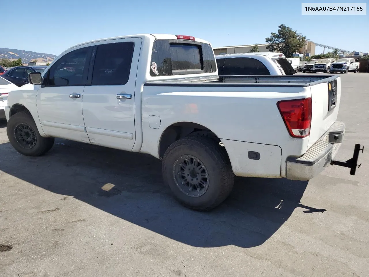 2007 Nissan Titan Xe VIN: 1N6AA07B47N217165 Lot: 71583064