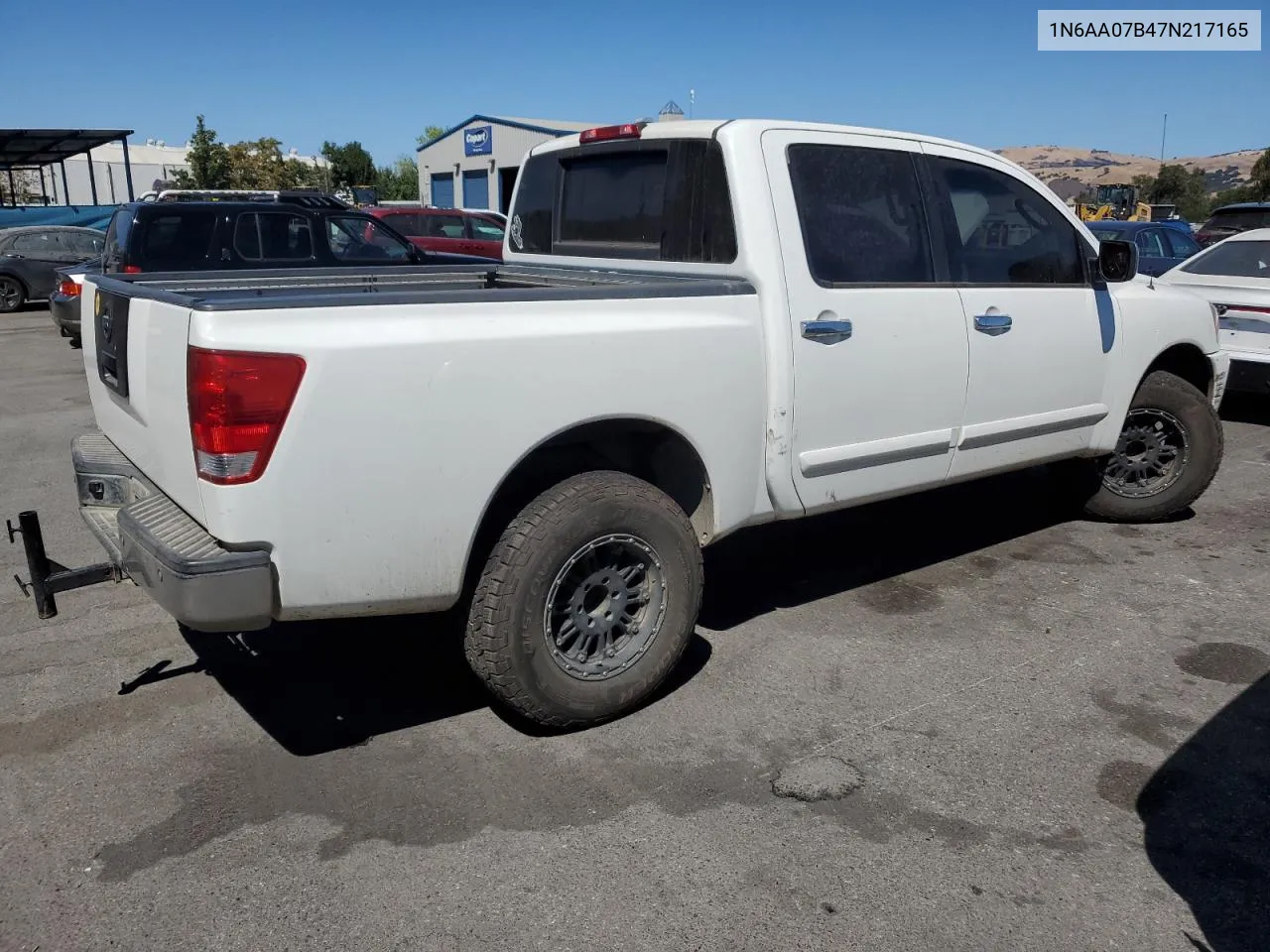 2007 Nissan Titan Xe VIN: 1N6AA07B47N217165 Lot: 71583064